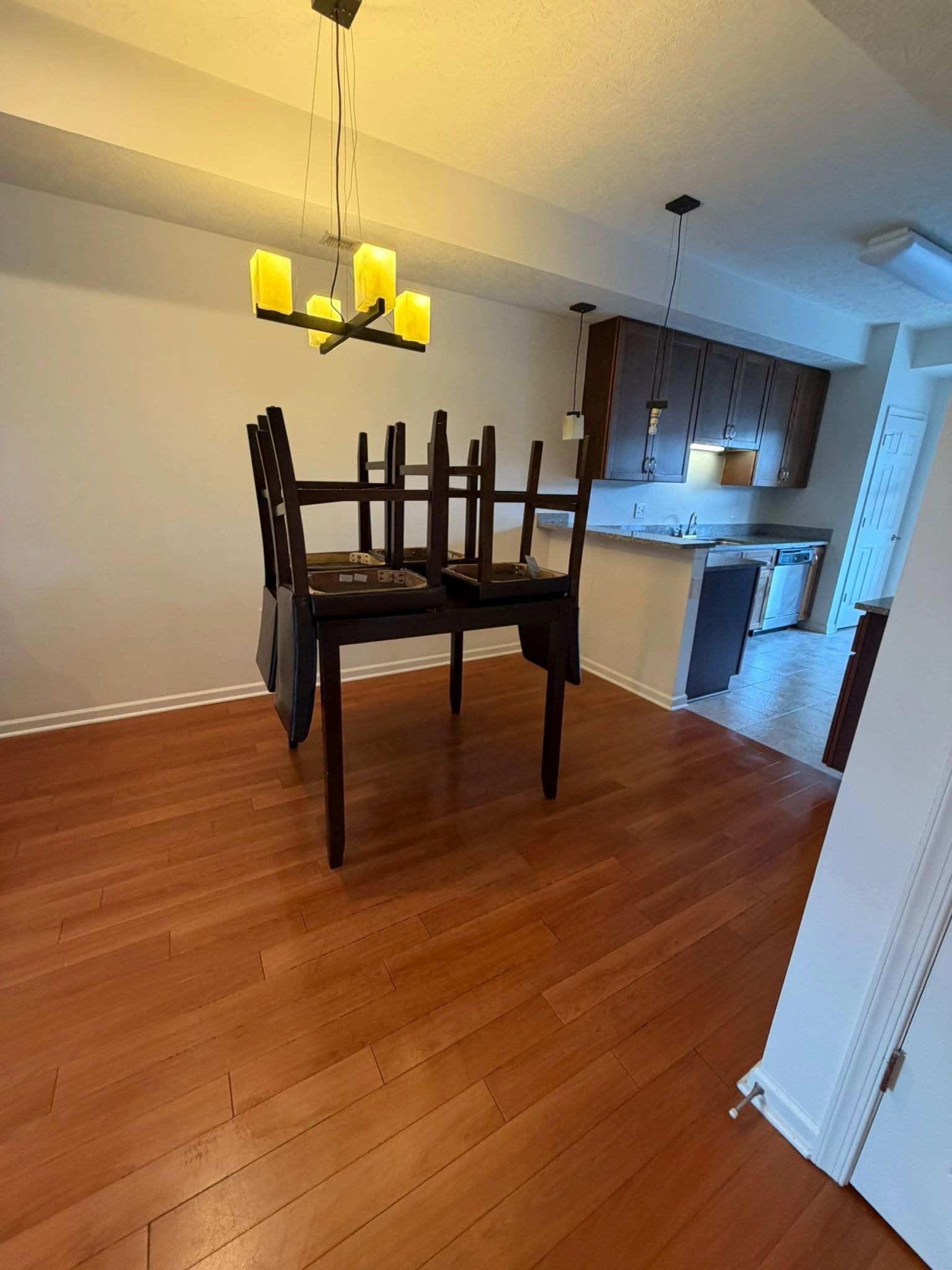 Dining room cleaned by Coast 2 Coast